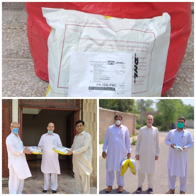 GZU China Donated Masks and Gloves to UoP, Pakistan