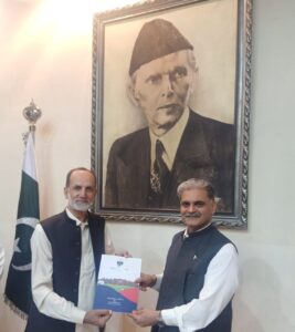 Meeting with Secretary Higher Education and Archives, Government of Khyber Pakhtunkhwa
