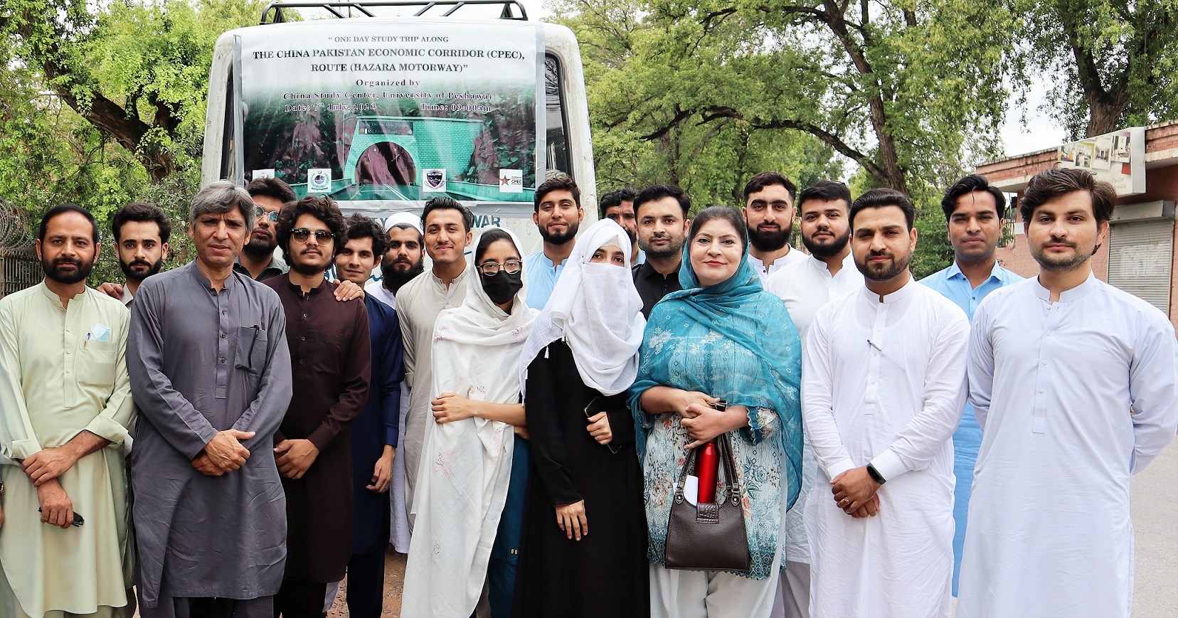 FIELD VISIT ALONG THE CPEC ROUTE (HAZARA MOTORWAY)