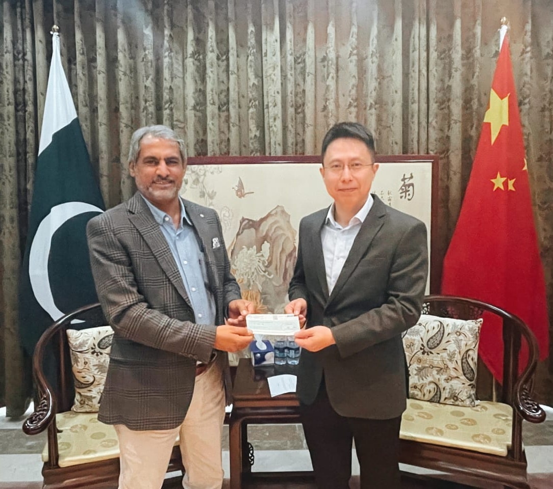Chinese Embassy Hands Over Rs. 4 Million Scholarship to the University of Peshawar