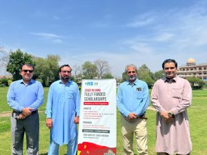 Study in China Expo at University of Peshawar.